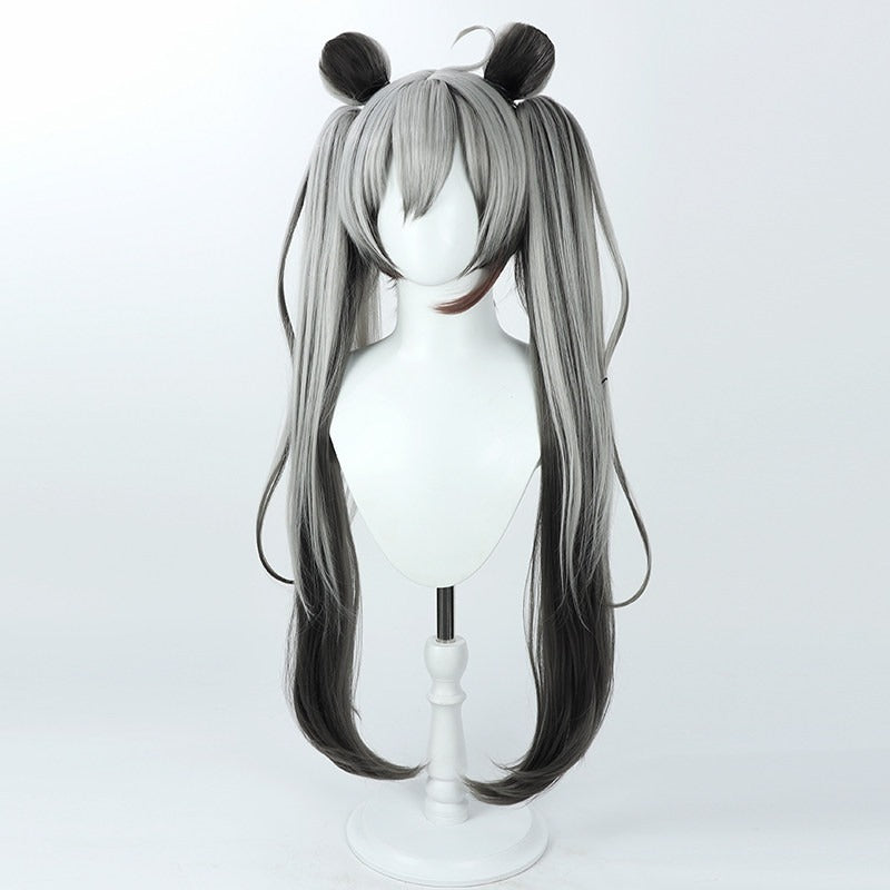 Cosplay Wigs Michiru Chidori Blue Archive Grey Gradient Wigs