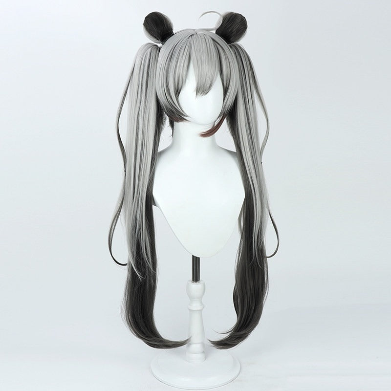 Cosplay Wigs Michiru Chidori Blue Archive Grey Gradient Wigs