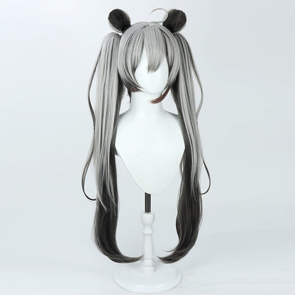 Cosplay Wigs Michiru Chidori Blue Archive Grey Gradient Wigs