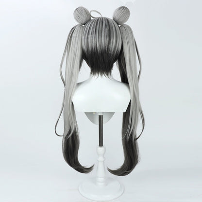 Cosplay Wigs Michiru Chidori Blue Archive Grey Gradient Wigs