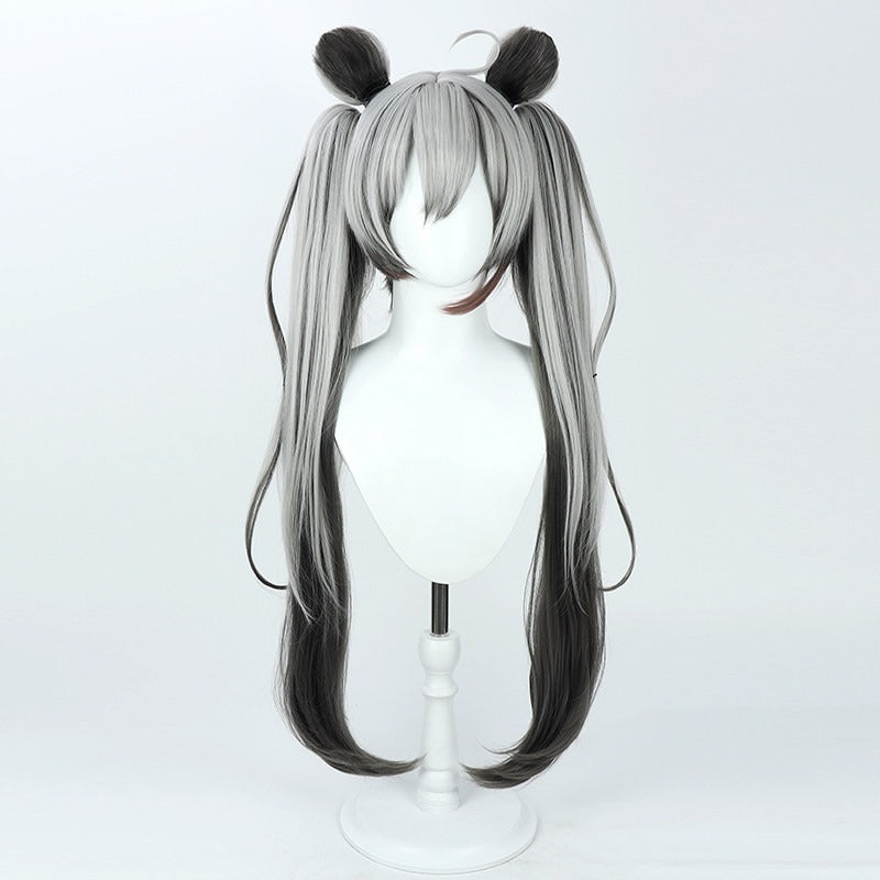 Cosplay Wigs Michiru Chidori Blue Archive Grey Gradient Wigs