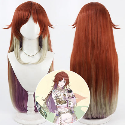 Cosplay Wigs Mikoto Aketa Multi Gradient Wigs Shiny Colors