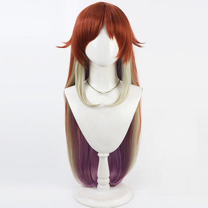 Cosplay Wigs Mikoto Aketa Multi Gradient Wigs Shiny Colors