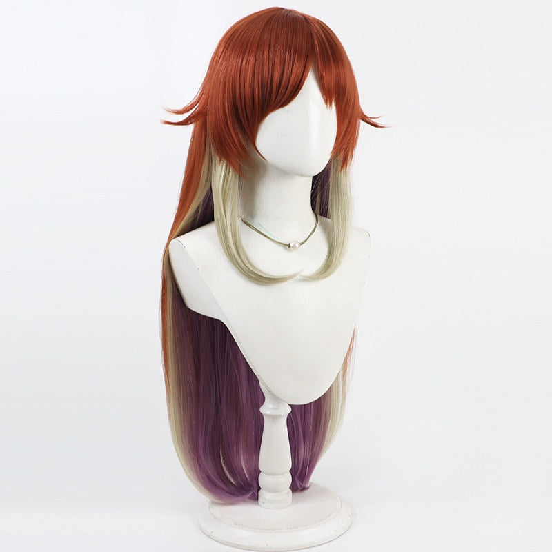 Cosplay Wigs Mikoto Aketa Multi Gradient Wigs Shiny Colors