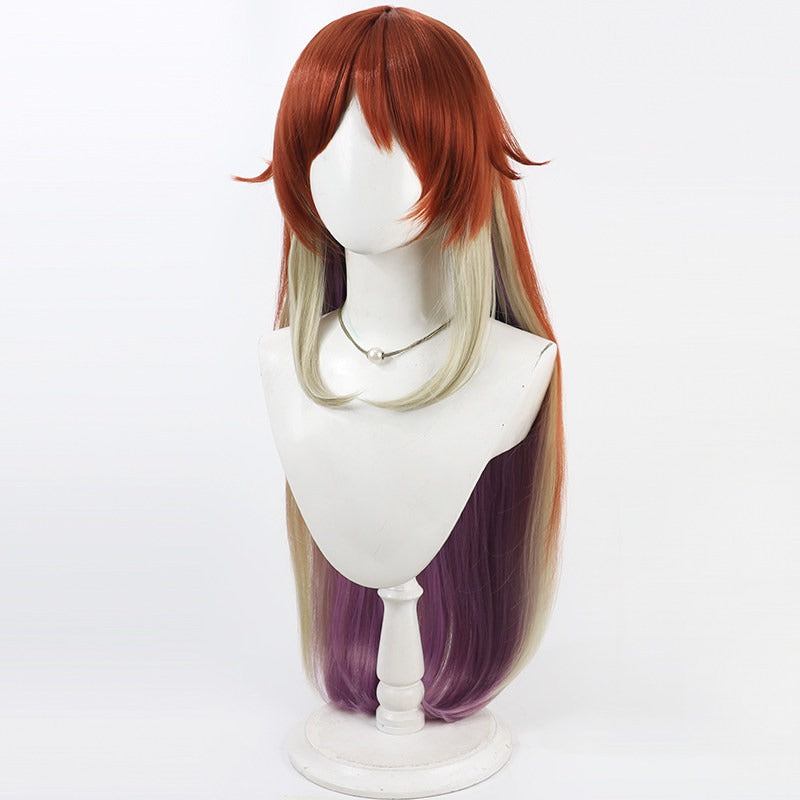 Cosplay Wigs Mikoto Aketa Multi Gradient Wigs Shiny Colors