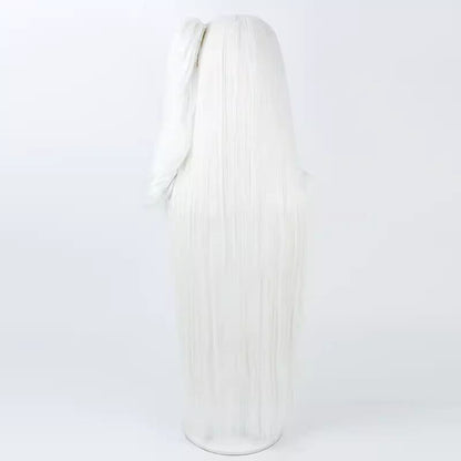 Cosplay Wigs Miyako Tsukiyuki White Loose Wigs Blue Archive