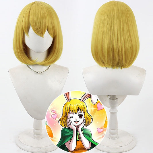 Cosplay Wigs Mokomo Dukedom Carrot Teal Yellow Wigs One Piece