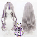 Cosplay Wigs Murasaki Shion Curly Highlight Hair Hololive VTuber