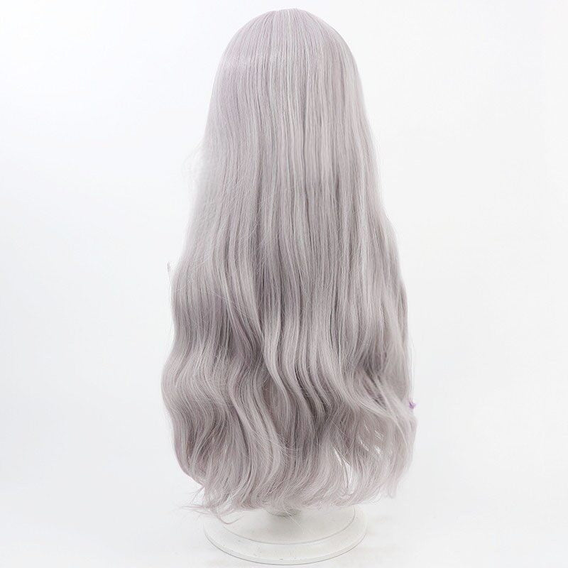 Cosplay Wigs Murasaki Shion Curly Highlight Hair Hololive VTuber