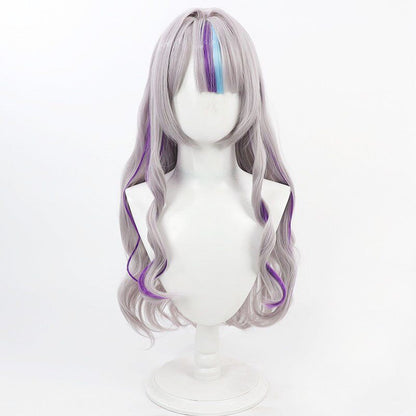 Cosplay Wigs Murasaki Shion Curly Highlight Hair Hololive VTuber