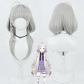 Cosplay Wigs Murasaki Shion Hololive VTuber Grey Wigs