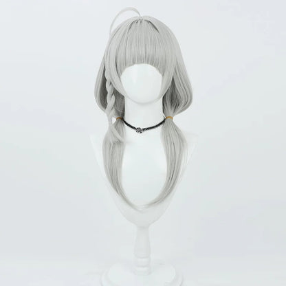 Cosplay Wigs Murasaki Shion Hololive VTuber Grey Wigs