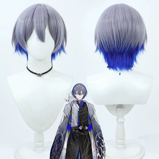 Cosplay Wigs NIJISANJI Koyanagi Rou Two Tone Interior and Exterior Wigs