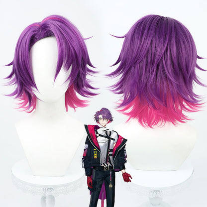 Cosplay Wigs NIJISANJI Watarai Virtual YouTuber Flip Design
