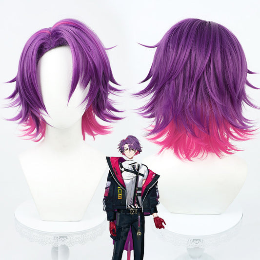Cosplay Wigs NIJISANJI Watarai Virtual YouTuber Flip Design