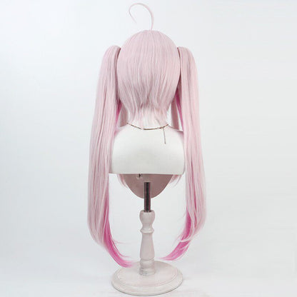 Cosplay Wigs Na Sera NIJISANJI Pink Wigs Split Ponytail NIJISANJI VTuber