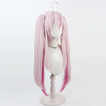 Cosplay Wigs Na Sera NIJISANJI Pink Wigs Split Ponytail NIJISANJI VTuber