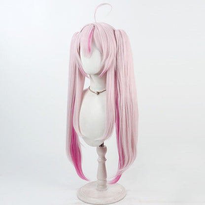 Cosplay Wigs Na Sera NIJISANJI Pink Wigs Split Ponytail NIJISANJI VTuber