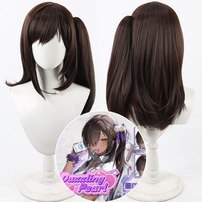 Cosplay Wigs Naga Goddess of Victory: Nikke Brown Split Ponytail