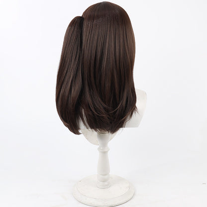 Cosplay Wigs Naga Goddess of Victory: Nikke Brown Split Ponytail