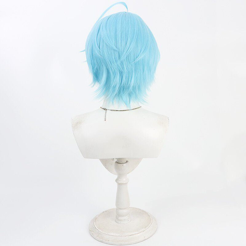 Cosplay Wigs Nagitorauto NIJISANJI VTuber Blue Wigs New Outfit