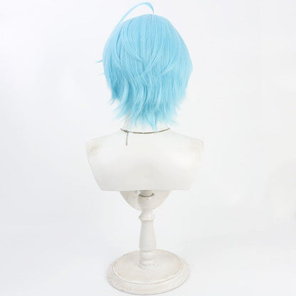 Cosplay Wigs Nagitorauto NIJISANJI VTuber Blue Wigs New Outfit