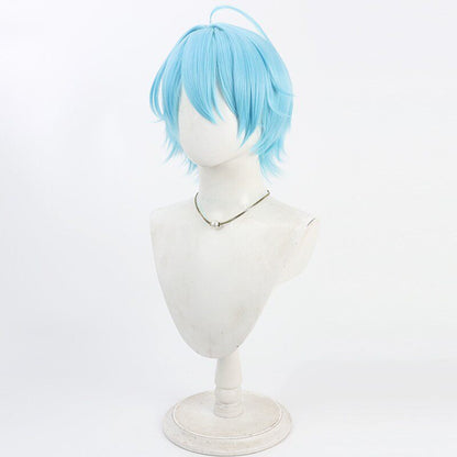 Cosplay Wigs Nagitorauto NIJISANJI VTuber Blue Wigs New Outfit