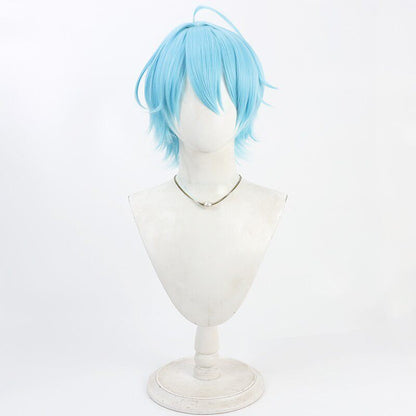 Cosplay Wigs Nagitorauto NIJISANJI VTuber Blue Wigs New Outfit