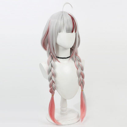 Cosplay Wigs Nakiri Ayame Integrated Ponytail Hololive VTuber