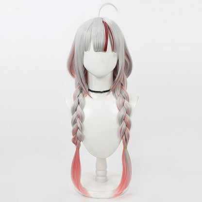 Cosplay Wigs Nakiri Ayame Integrated Ponytail Hololive VTuber