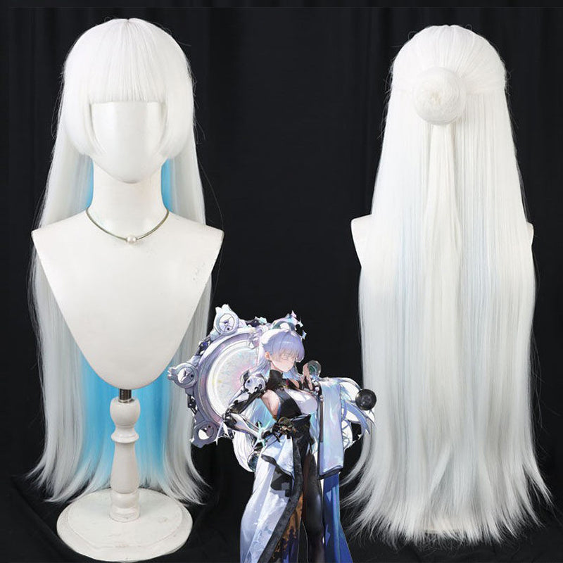 Cosplay Wigs Nayuta Goddess of Victory: Nikke Silver White Wigs