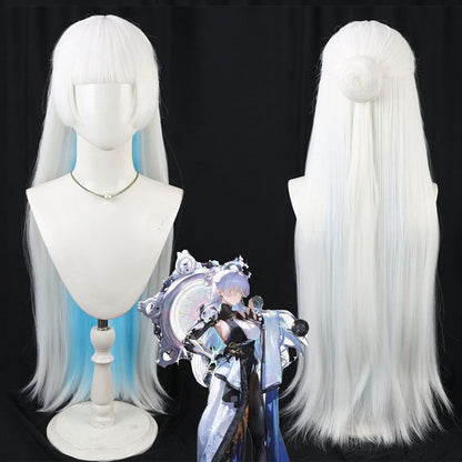 Cosplay Wigs Nayuta Goddess of Victory: Nikke Silver White Wigs