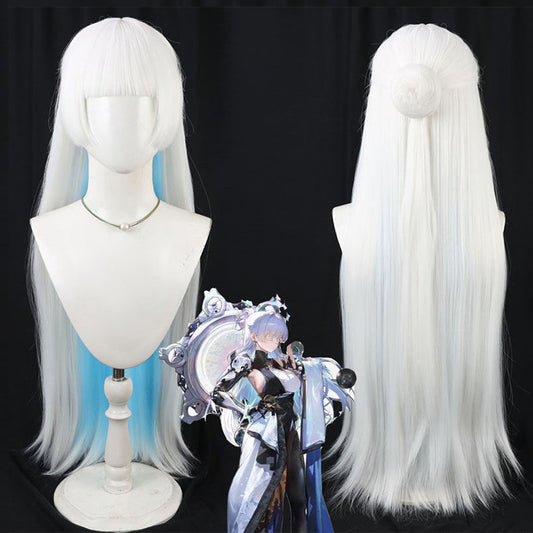 Cosplay Wigs Nayuta Goddess of Victory: Nikke Silver White Wigs