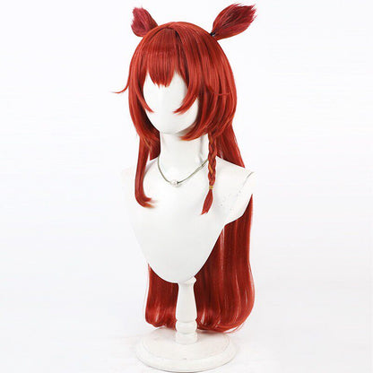 Cosplay Wigs Nekota Tsuna Wine Red Wigs VSPO! VTuber