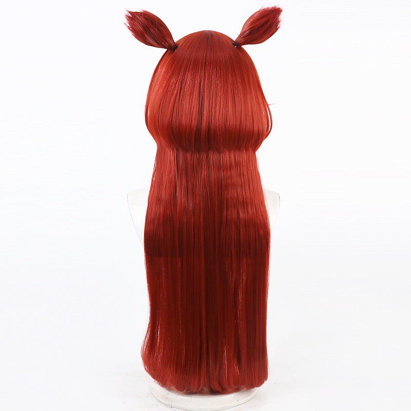 Cosplay Wigs Nekota Tsuna Wine Red Wigs VSPO! VTuber