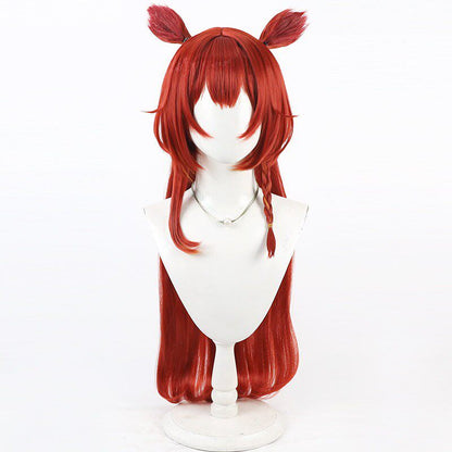 Cosplay Wigs Nekota Tsuna Wine Red Wigs VSPO! VTuber