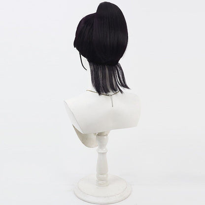 Cosplay Wigs Ninjaboy Rantaro Monjiro Shioe Dark Purple Wigs