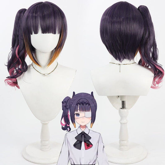 Cosplay Wigs Ninomae Ina'nis Split Ponytail Hololive EN 1st Gen VTuber