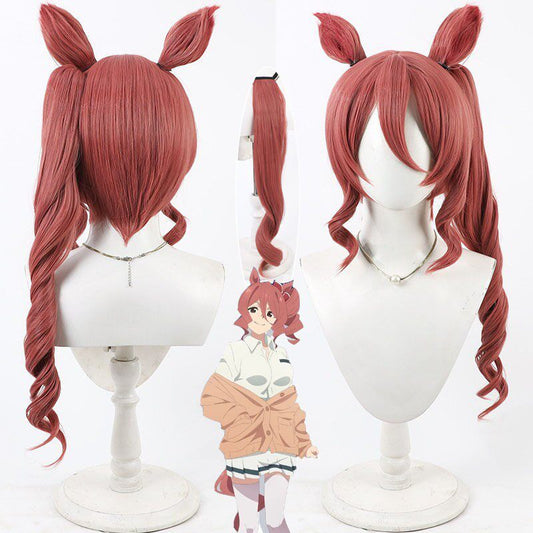 Cosplay Wigs Norn Ace Split Ears With Ponytail Umamusume: Pretty Derby