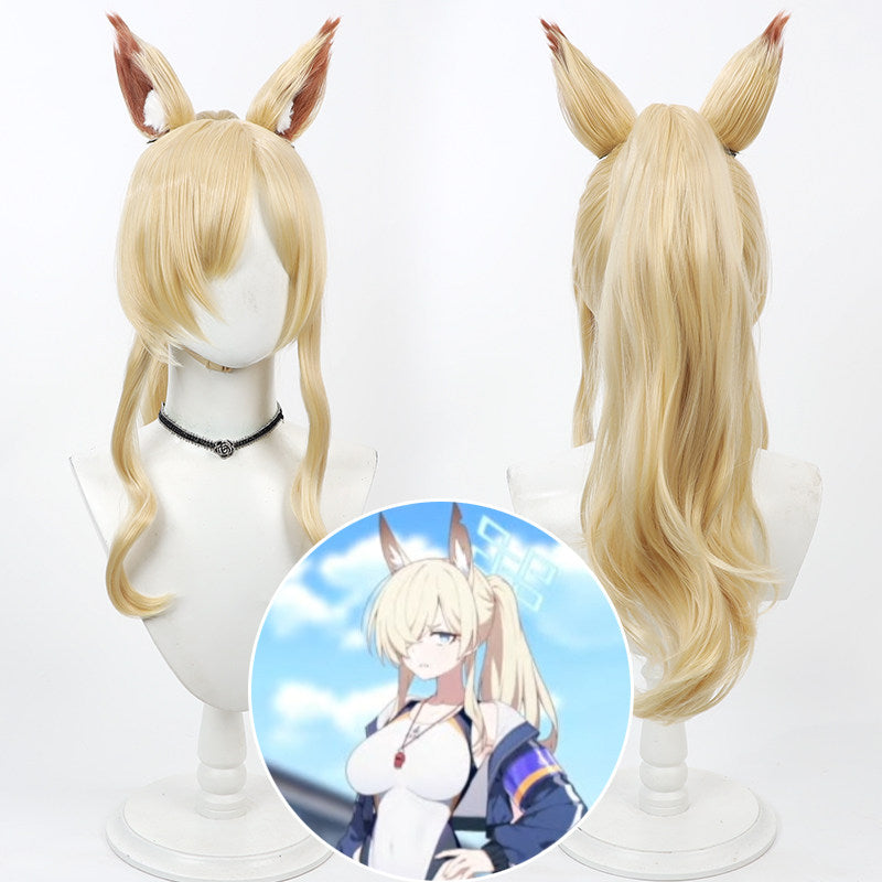 Cosplay Wigs Ogata Kanna Swimsuit Blue Archive