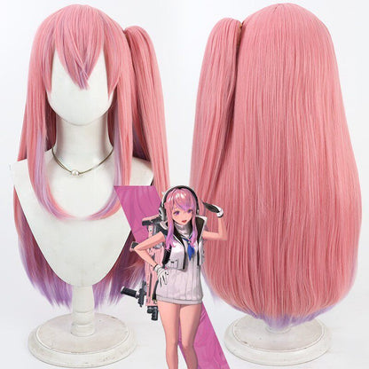 Cosplay Wigs Pepper Goddess of Victory: Nikke Pink Gradient Wigs