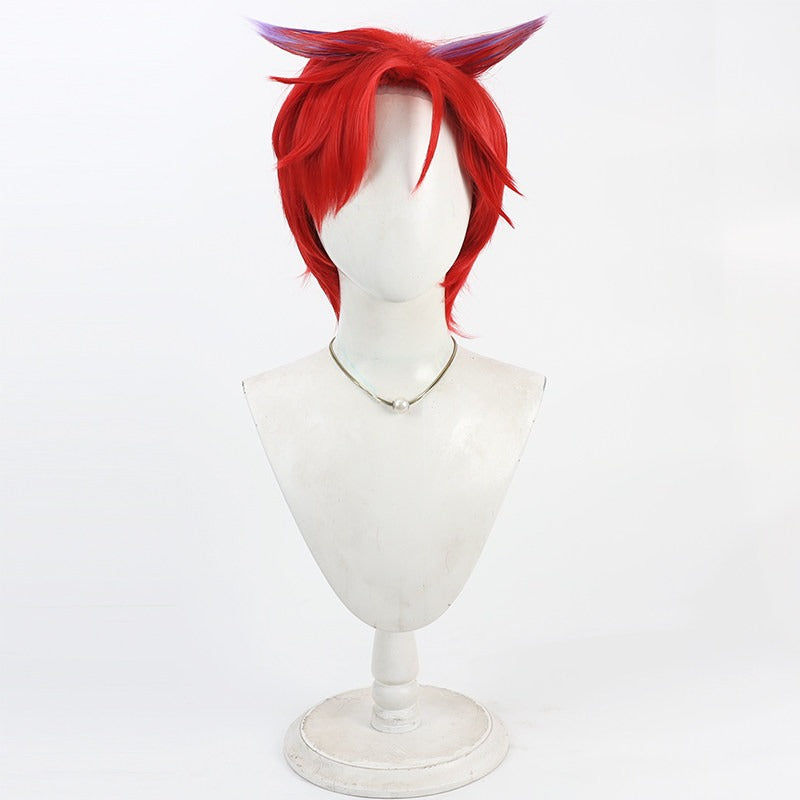 Cosplay Wigs Princession Orchestra Calist Red Highlight Wigs