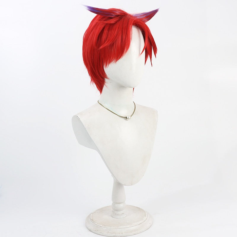 Cosplay Wigs Princession Orchestra Calist Red Highlight Wigs