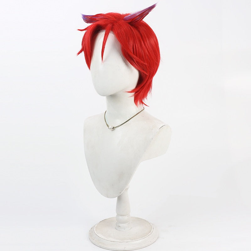 Cosplay Wigs Princession Orchestra Calist Red Highlight Wigs