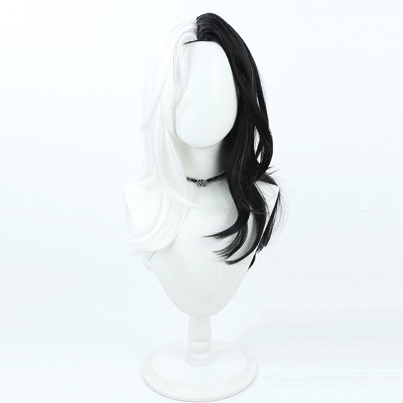 Cosplay Wigs Rosanna Black White Two Tone Goddess of Victory: Nikke