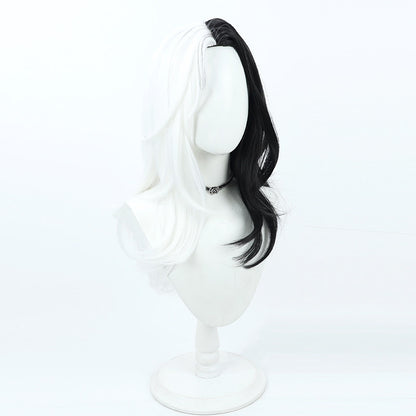 Cosplay Wigs Rosanna Black White Two Tone Goddess of Victory: Nikke