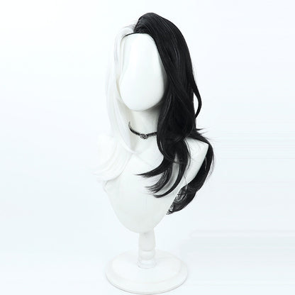 Cosplay Wigs Rosanna Black White Two Tone Goddess of Victory: Nikke