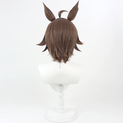 Cosplay Wigs Rulership White Highlight Ears Tail Pretty Derby