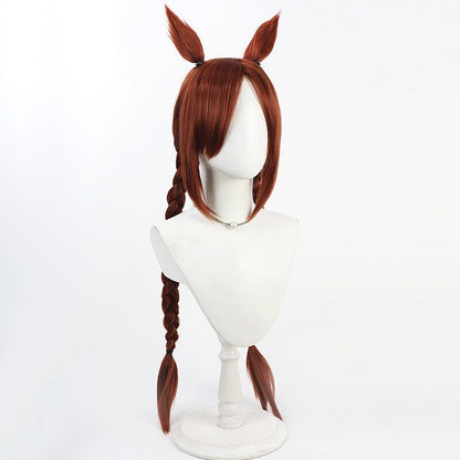 Cosplay Wigs Sakura Bakushin O Double Braids Pretty Derby