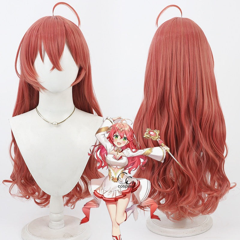 Cosplay Wigs Sakura Miko 3DLIVE Curly Wigs Hololive VTuber
